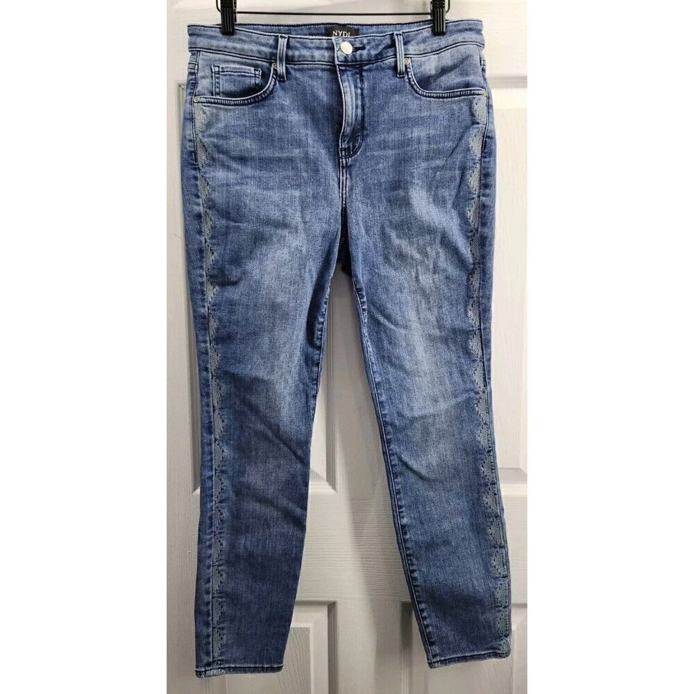NYDJ Ami Skinny Jeans Slimming Fit Lift And Tuck Technology Women’s Size 10